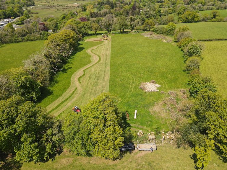 Turf translocation drone