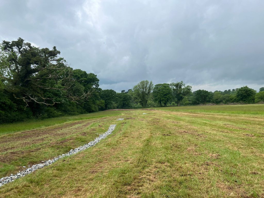 Wetland Channel with Gravel lining
