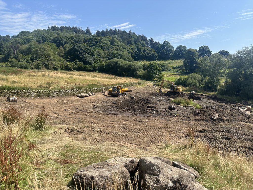 Wildlife Pool Start of Construction