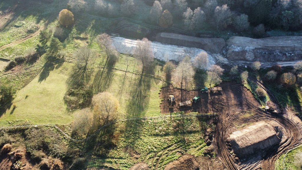 Habitat enhancement on development site