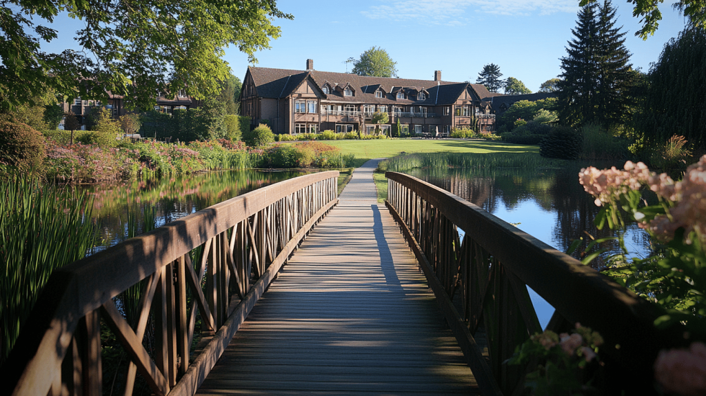 Infographic displaying top 5 lake bridge maintenance tips for resorts, featuring various graphs and data visualisations.