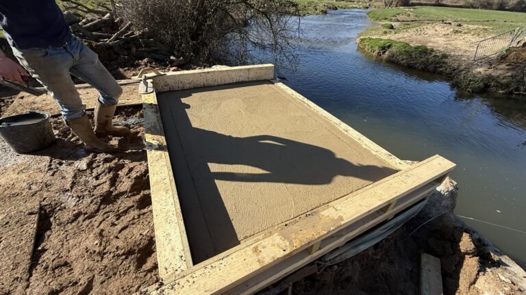 Riverbank erosion and solutions in Devon
