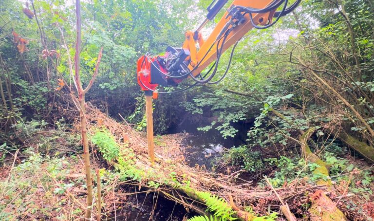 Natural Flood Management - clearing obstacles to prevent flooding