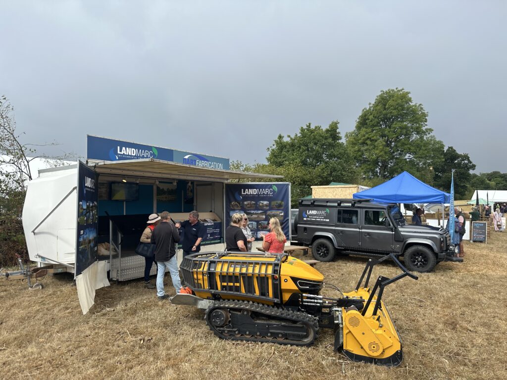 Landmarc specialist machinery for scrub clearance at Chagford Show
